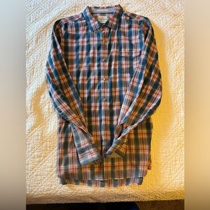 PMS115 - Tommy Bahama, Men's, cotton, blue/red/white, button down, 3X.